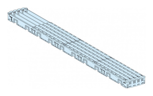 СИЛ.ШИНЫ POWERCLIP, 125 A, 4П, 750 ММ