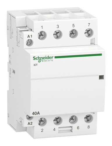 Модульный контактор Schneider Electric iCT 4P 40А 400/240В AC