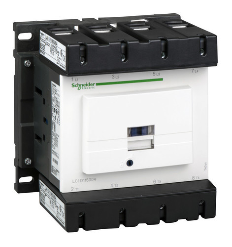 Контактор Schneider Electric TeSys LC1D 4P 200А 400/110В DC 55кВт