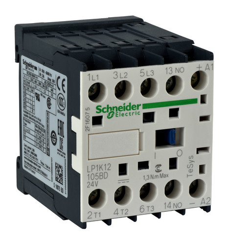 Контактор Schneider Electric Tesys LP1K 3P 12А 400/12В DC 5.5кВт