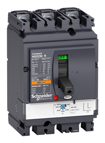 Силовой автомат Schneider Electric Compact NSX, 200кА, 3P, 220А