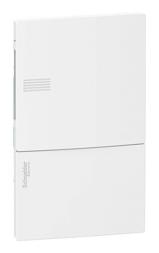 Распределительный шкаф Schneider Electric MINI PRAGMA 4 мод., IP40, встраиваемый, пластик, белая дверь, с клеммами