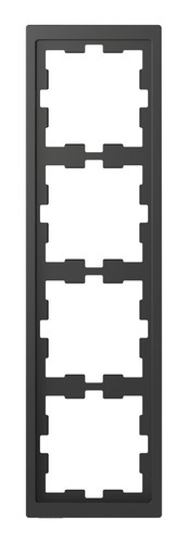 Рамка 4 поста Schneider Electric MERTEN D-LIFE, антрацит