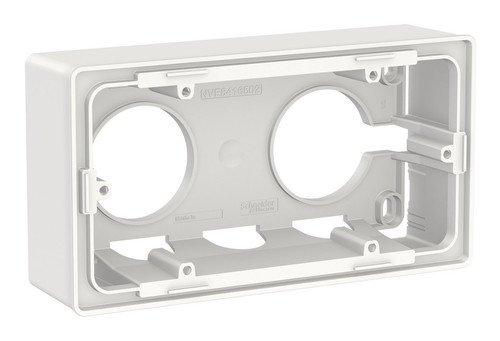 Коробка UNICA NEW для открытой установки 2-постовая белый