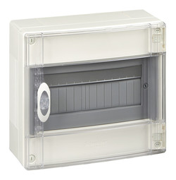 Распределительный шкаф PRAGMA, 13 мод., IP40, навесной, пластик, дверь